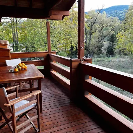 Riverside Forest Retreat-Chalet Karpenisi Exterior photo